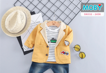 Set đồ vest 3 món chuẩn và chất cho bé trai 1 - 5 tuổi năm 2019
